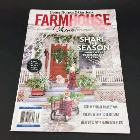 3 Country Christmas 2023 Magazines Home Farmhouse Special Editions Cottagecore - Picture 6 of 16